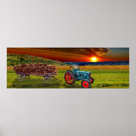 Der klassische Traktor Hanomag R22 Poster (Vorne)