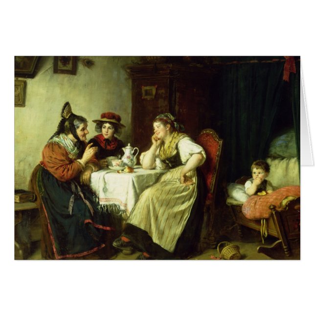 Der Klatsch, 1887 (Vorderseite (Horizontal))