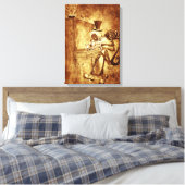 der Klavierspieler Leinwanddruck (Insitu (Schlafzimmer))