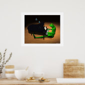 Der Klavierspieler Poster (Küche)