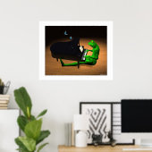 Der Klavierspieler Poster (Heimbüro)