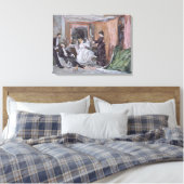 Der Kleidersaal von Hortense Schneider Leinwanddruck (Insitu (Schlafzimmer))