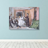 Der Kleidersaal von Hortense Schneider Leinwanddruck (Insitu (Holzboden))