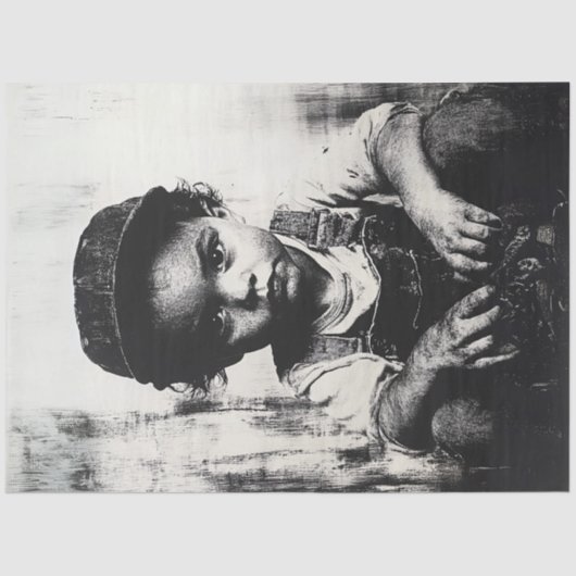 Der kleine Abenteurer entkleidet Junge Seidenpapier (Vorderseite)