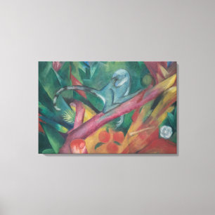 Der kleine Affe (1912) von Franz Marc Leinwanddruck