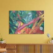 Der kleine Affe (1912) von Franz Marc Leinwanddruck (Insitu (Wohnzimmer))