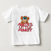 Der kleine Affe der Tante Baby T-shirt (Vorderseite)