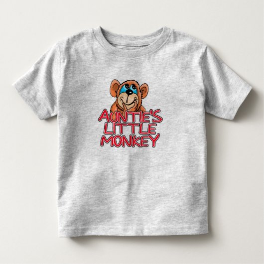 Der kleine Affe der Tante Kleinkind T-shirt (Vorderseite)