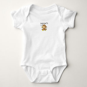 Der kleine Affe des Pappas Baby Strampler