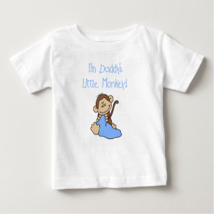 Der kleine Affe des Vatis Baby T-shirt