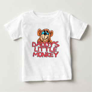 Der kleine Affe des Vatis Baby T-shirt