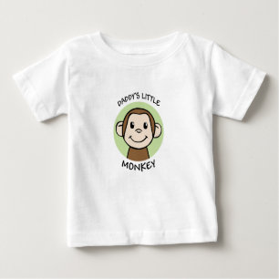 Der kleine Affe des Vatis Baby T-shirt