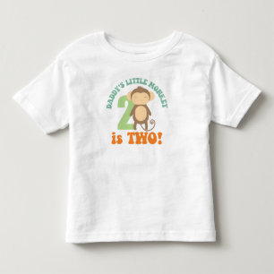 Der kleine Affe des Vatis Kleinkind T-shirt