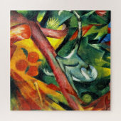 Der kleine Affe von Franz Marc Puzzle (Horizontal)