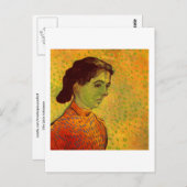 Der kleine Arlesienne, Vincent van Gogh Postkarte (Vorne/Hinten)