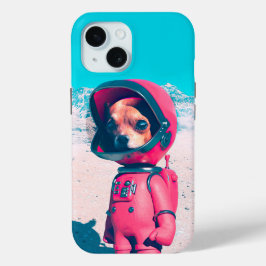 Der kleine Astronauten Dog 3D Art iPhone / iPad Ge Case-Mate iPhone Hülle