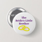 Der kleine Bruder der Braut Button (Vorne & Hinten)