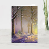 Der kleine Christbaum im Wald Karte (Vorderseite)