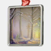 Der kleine Christbaum im Wald Ornament Aus Metall (Links)