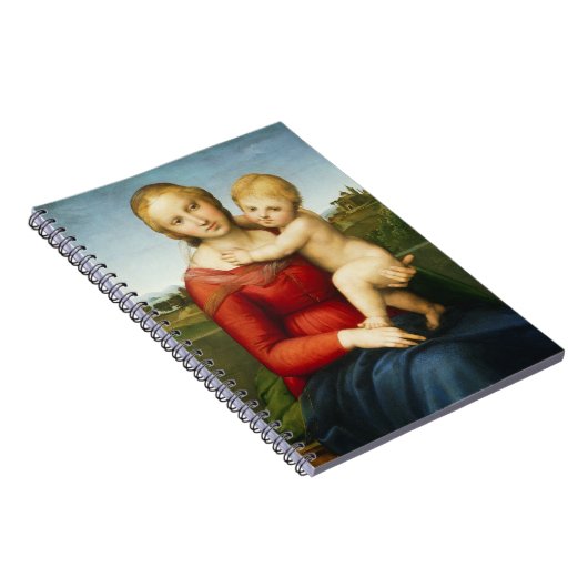 Der kleine Cowper Madonna, c.1505 (Öl auf Platte) Notizblock (Rechte Seite)