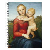 Der kleine Cowper Madonna, c.1505 (Öl auf Platte) Notizblock (Vorderseite)