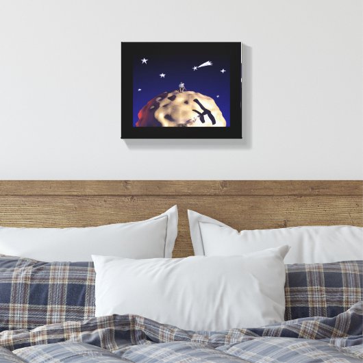 DER KLEINE DRUCK nach "Le Petit Prince - Leinwand (Insitu (Schlafzimmer))