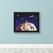 DER KLEINE DRUCK nach "Le Petit Prince - Leinwand (Insitu (Holzboden))