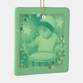 Der kleine Drummer Junge Keramikornament (Rechts)