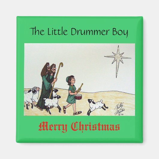 Der kleine Drummer Junge, Mer... Magnet (Vorne)