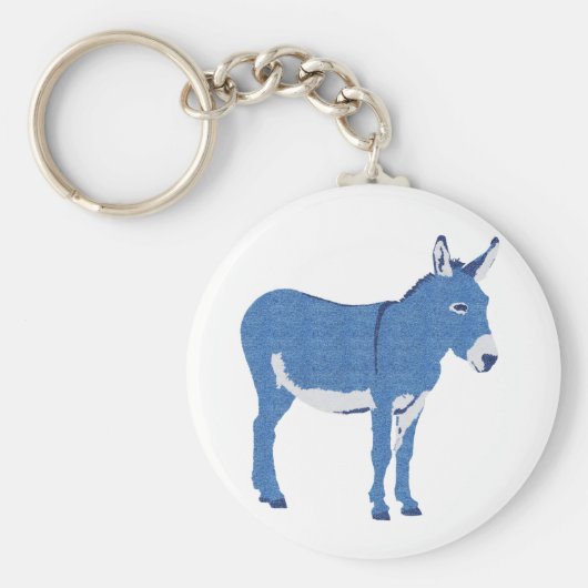 Der kleine Eddie Donkey ist nicht wirklich blau Schlüsselanhänger (Vorne)
