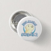 Der Kleine Eisbär 2 Button (Vorne & Hinten)