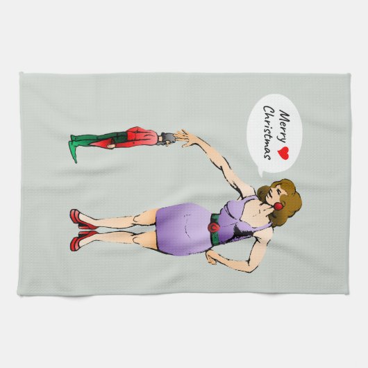 Der kleine Elf Geschirrtuch (Horizontal)