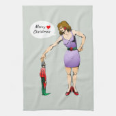 Der kleine Elf Geschirrtuch (Vertikal)