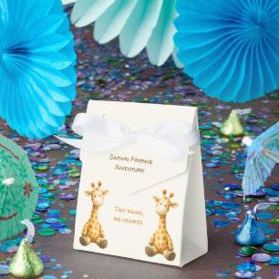 Der kleine Entdecker Safari-Freunde-Baby-Party Geschenkschachtel