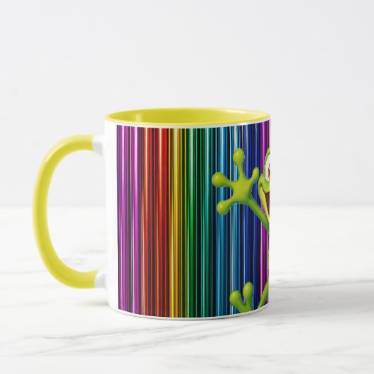 Der kleine Frosch ist witzig Tasse (Links)