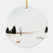 Der kleine Fuchs Keramik Ornament (Vorne)