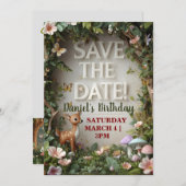 Der kleine Gepunktete Hirschwald zum Geburtstag Re (Vorne/Hinten)