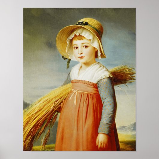 Der kleine Gleaner, 1824 Poster (Vorne)