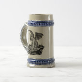 Der kleine GOLEM - Gargoyle Black kennt Design Bierglas (Vorderseite Links)