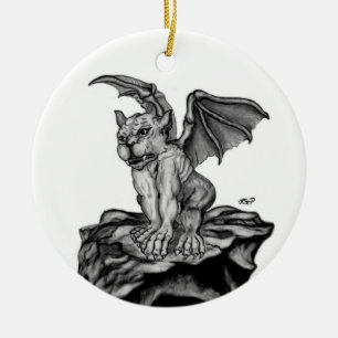 Der kleine Golem Gargoyle Keramik Ornament