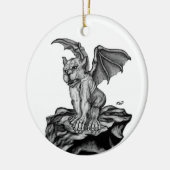 Der kleine Golem Gargoyle Keramik Ornament (Links)