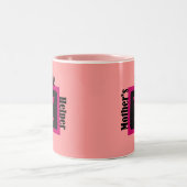 Der kleine Helfer der Mutter Zweifarbige Tasse (Mittel)