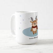 Der kleine Helfer des Weihnachtsmanns Kaffeetasse (Vorderseite Links)