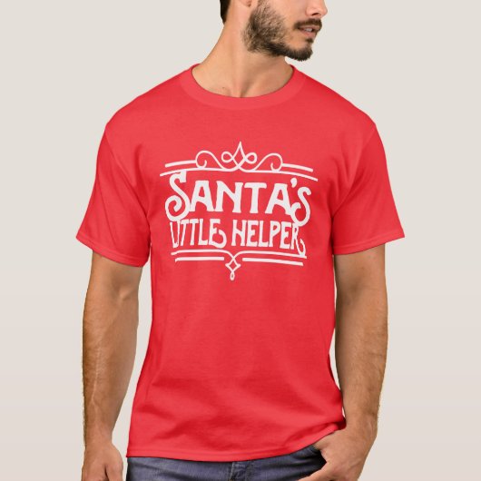 Der kleine Helfer des Weihnachtsmanns | Weihnachts T-Shirt (Vorderseite)