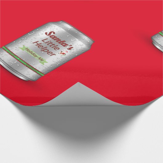 Der kleine Helferbär des Weihnachtsmanns kann Must Geschenkpapier (Ecke)