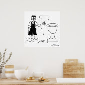 Der kleine holländische Junge hält an einem Leck i Poster (Küche)