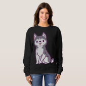 Der kleine Husky Sweatshirt (Vorne ganz)