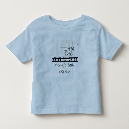 Der kleine Ingenieur der Mama Kleinkind T-shirt (Vorderseite)