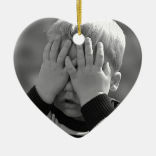 Der kleine Junge der Mutter Keramikornament