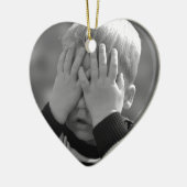 Der kleine Junge der Mutter Keramikornament (Links)